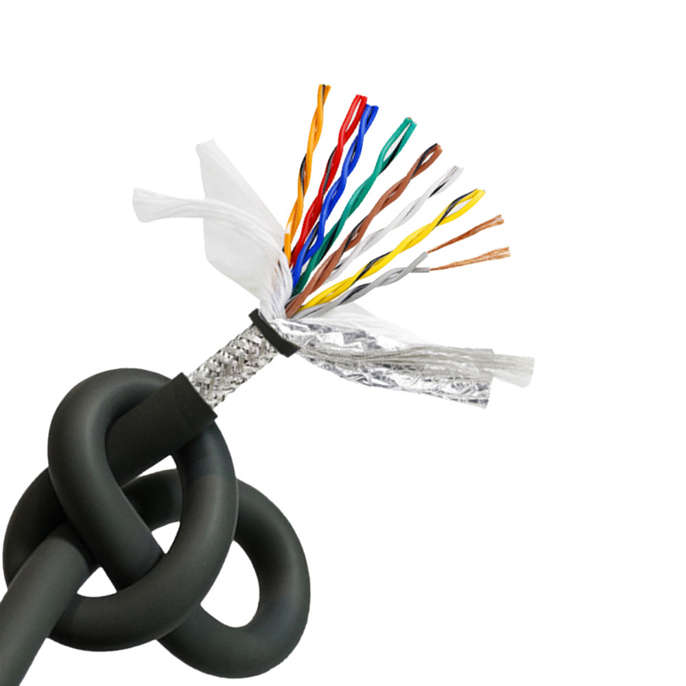 TRVVSP Kompozitní stínící kabel s tažným řetězem