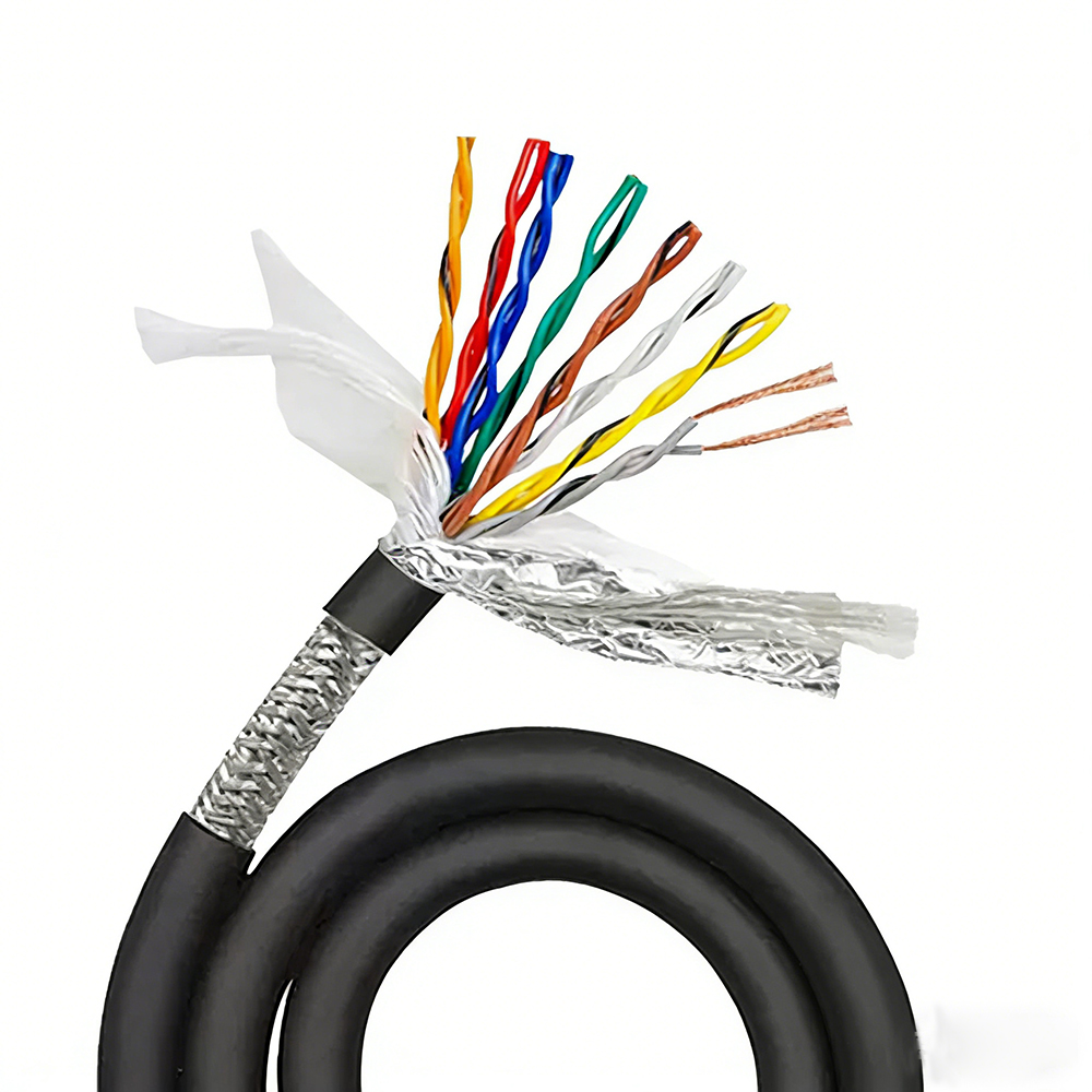 TRVVSP Kompozitní stínící kabel s tažným řetězem